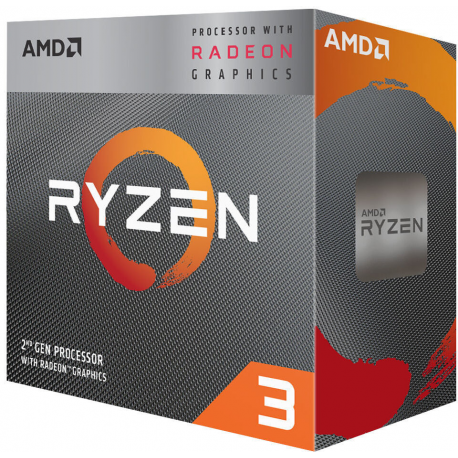 AMD Ryzen 3 3200G - 3.6 GHz - 4 cores - 4 threads - 4 MB cache - Socket AM4 - Box - 3