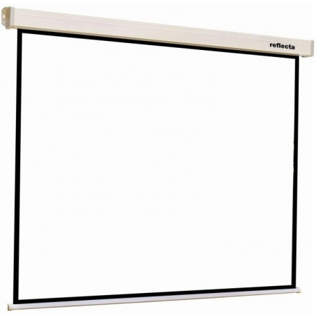 Reflecta Crystal-Line Motor lux - Projection screen - ceiling mountable, wall mountable - motorised - 131" (334 cm) - 1:1 - Matte White - 0