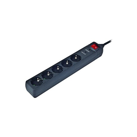 EnerGenie SPG5-C-5 - Surge protector - AC 250 V - output connectors: 5 - Germany - black - 4