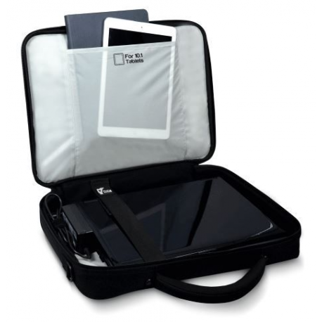 PORT COURCHEVEL Clamshell - Notebook carrying case - 17.3" - black - 2