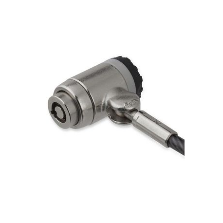 StarTech.com 6ft (2m) Laptop Cable Lock with Keys, Keyed Security Cable Lock for Compatible K-Slot Laptops, Desktops, Computers & Other Devices, Anti-Theft Vinyl Coated Steel Cable Lock - 6 ft Keyed Cable Lock (LTLOCKKEY) - Security cable lock - black, silver - 2 m - 2