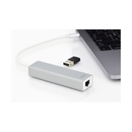 DIGITUS - Docking station - USB-C - GigE - 1