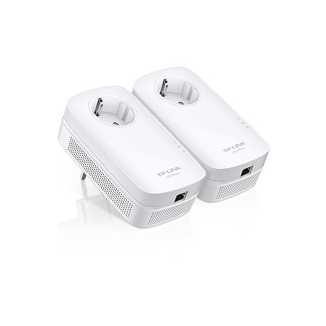 TP-Link TL-PA8010P KIT - Starter Kit - powerline adapter - GigE, HomePlug AV (HPAV), HomePlug AV (HPAV) 2.0 - wall-pluggable - 1