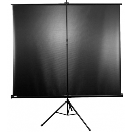 Elite Tripod Series T100UWV1 - Projection screen with tripod - 100" (254 cm) - 4:3 - Matte White - black - 1