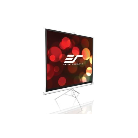Elite Tripod Series T99NWS1 - Projection screen with tripod - 99" (251 cm) - 1:1 - Matte White - white - 2