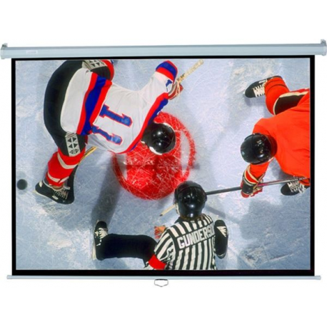 Elite Screens Manual Series M120XWV2 - Projection screen - ceiling mountable, wall mountable - 120" (305 cm) - 4:3 - MaxWhite - white - 3