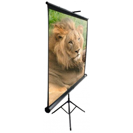 Elite Tripod Series T119UWS1 - Projection screen with tripod - 119" (302 cm) - 1:1 - MaxWhite - black - 1