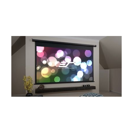 Elite Screens Manual Series M120UWH2 - Projection screen - ceiling mountable, wall mountable - 120" (305 cm) - 16:9 - MaxWhite - black - 3