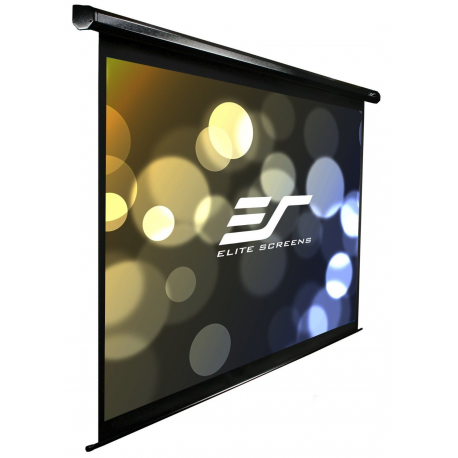 Elite Spectrum Series Elecric84H - Projection screen - ceiling mountable, wall mountable - motorised - 84" (213 cm) - 16:9 - Matte White - black - 1