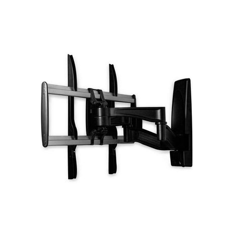 StarTech.com Full Motion TV Wall Mount, Heavy Duty Articulating TV Wall Mount Bracket for 32" to 75" (165lb / 75kg) VESA Display, Universal Adjustable Tilt / Swivel Flat Screen Arm, Silver - Cable Management (FPWARPS) - Bracket - for TV - plastic, aluminium, steel - black, silver - screen size: 32"-75" - wall-mountable - 2