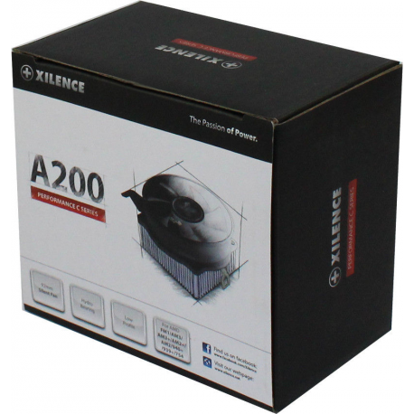 Xilence Performance C Series A200 - Processor cooler - (for: Socket 754, Socket 940, Socket 939, AM2, AM2+, AM3, AM3+, FM1, AM4) - aluminium - 92 mm - 1
