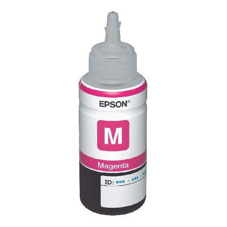 Epson T6643 - 70 ml - magenta - original - ink refill - for Epson L386; EcoTank ET-2600, 2650, L121, L1455; EcoTank ITS L3050, L3060, L3070 - 2