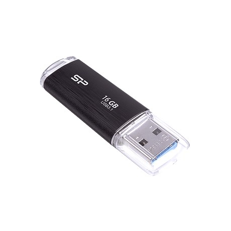 SILICON POWER Blaze B02 - USB flash drive - 16 GB - USB 3.0  /  USB-C - black - 5