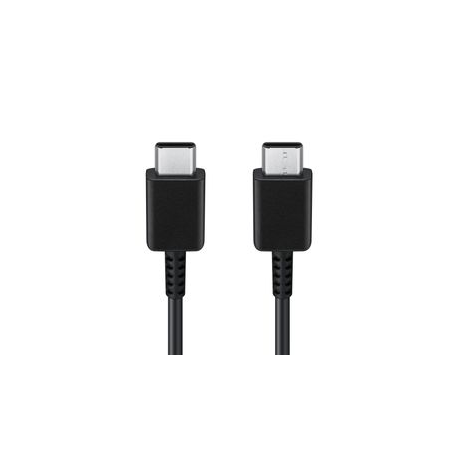 Samsung EP-DA705 - USB cable - USB-C (M) to USB-C (M) - USB 2.0 - 3 A - 1 m - black - 2