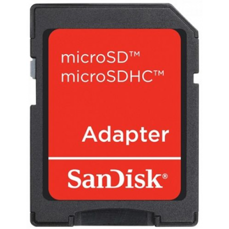 SanDisk - Flash memory card - 32 GB - Class 4 - microSDHC - black - 2