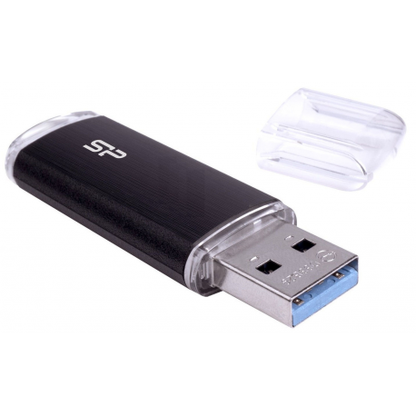 SILICON POWER Blaze B02 - USB flash drive - 32 GB - USB 3.0  /  USB-C - black - 2