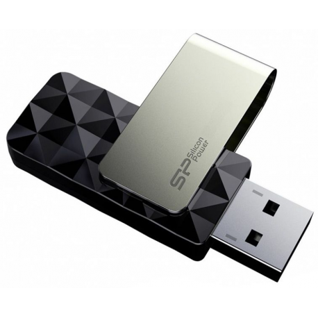 SILICON POWER Blaze B30 - USB flash drive - 8 GB - USB 3.0 - black - 1