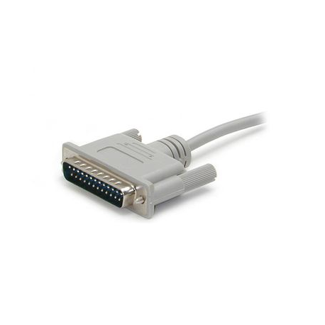 StarTech.com 10 ft Cross Wired DB9 to DB25 Serial Null Modem Cable - F / M - Null modem cable - DB-9 (F) to DB-25 (M) - 3 m - for P / N: PEX1S553, PEX2S553LP, PEX2S553, PEX1S553LP, PCI2S232485I, PEX16S952LP, PCI8S950LP, PEX1S552LP - 2