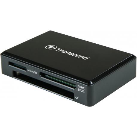 Transcend RDF8K2 - Card reader (CF, SDHC, microSDHC, SDXC, microSDXC, SDHC UHS-I, SDXC UHS-I, microSDHC UHS-I, microSDXC UHS-I) - USB 3.1 Gen 1 - 4