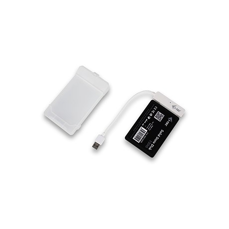 i-Tec MySafe Advance - Storage enclosure - 2.5" - SATA 6Gb / s - USB 3.0 - white - 5