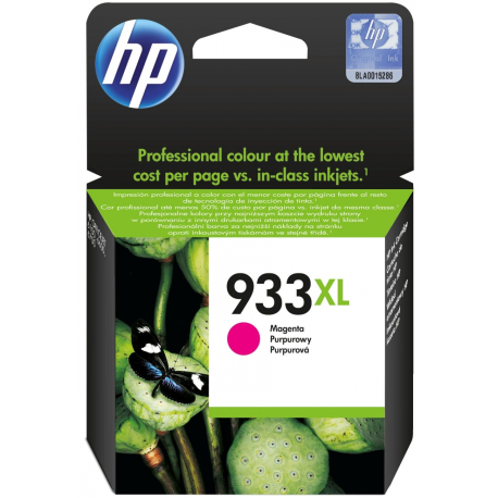 HP 933XL - High Yield - magenta - original - ink cartridge - for Officejet 6100, 6600 H711a, 6700, 7110, 7510, 7610, 7612 - 2