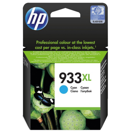 HP 933XL - High Yield - cyan - original - ink cartridge - for Officejet 6100, 6600 H711a, 6700, 7110, 7510, 7610, 7612 - 2