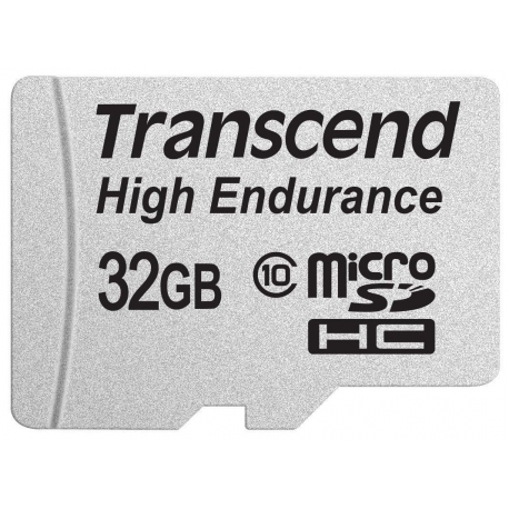 Transcend High Endurance - Flash memory card (microSDHC to SD adapter included) - 32 GB - UHS-I U1  /  Class10 - SDHC - 3