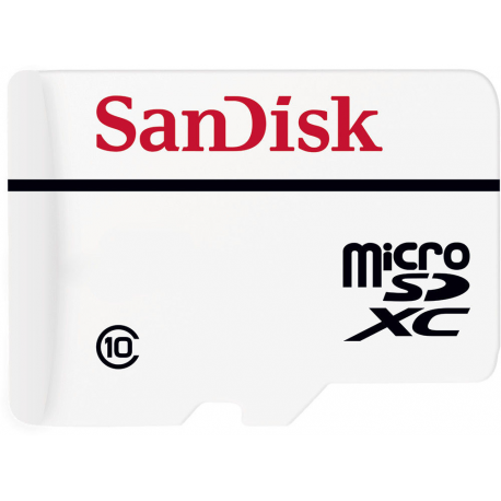 SanDisk High Endurance - Flash memory card (microSDXC to SD adapter included) - 128 GB - Video Class V30  /  UHS-I U3  /  Class10 - microSDXC UHS-I - 2