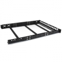 StarTech.com 1U Universal Server Rack Rails - TAA Compliant Adjustable Depth Server Mounting Rails - 19inch Rack Mount Rails (UNIRAILS1U) - Rack rail - black - 1U - 19" - for P / N: RK2433BKM, RK2537BKM, RK3236BKF, RK4236BKB, RK4242BK24, RK4242BK30, RKQMCAB12V2
