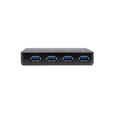 StarTech.com 4-Port USB 3.0 Hub plus Dedicated Charging Port - 1 x 2.4A Port - Desktop USB Hub and Fast-Charging Station (ST53004U1C) - USB peripheral sharing switch - 4 x SuperSpeed USB 3.0 - desktop - for P / N: SDMSDRWU3AC, USB312SAT3CB, USB315CB2M, USBLT1MWS, USBLT2MBR, USBLTM1MBK, USBLTM1MWH - 4