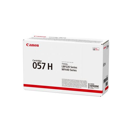 Canon 057 H - High capacity - black - original - toner cartridge - for ImageCLASS LBP228, LBP236, LBP237, MF455; i-SENSYS LBP233, LBP236, MF453, MF455 - 1