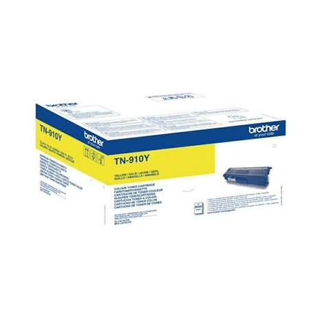Brother TN910Y - Ultra Jumbo - yellow - original - toner cartridge - for Brother HL-L9300, HL-L9310, MFC-L9570 - 2