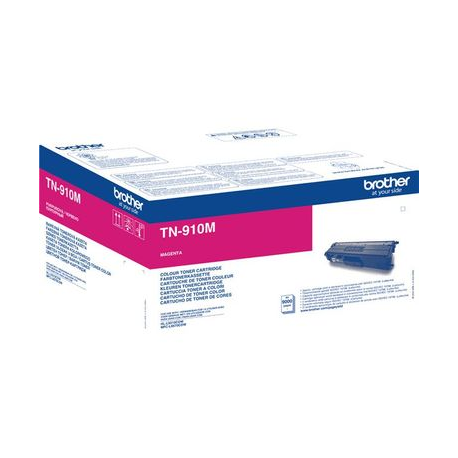 Brother TN910M - Ultra Jumbo - magenta - original - toner cartridge - for Brother HL-L9300, HL-L9310, MFC-L9570 - 2