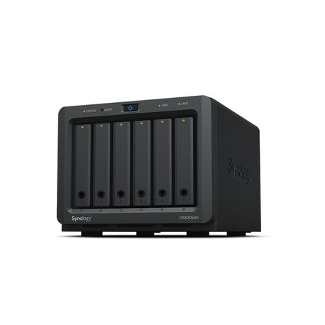Synology Disk Station DS620slim - NAS server - 6 bays - SATA 6Gb / s - RAID 0, 1, 5, 6, 10, JBOD - RAM 2 GB - Gigabit Ethernet - iSCSI support - 0