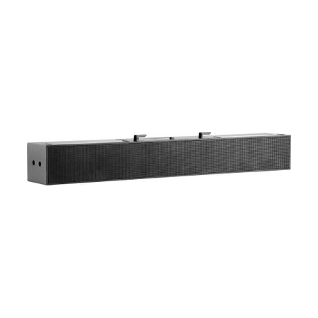 HP S101 - Sound bar - for monitor - 2.5 Watt - black (grille colour - black) - for HP P204, Z1 G8, Z1 G9; Desktop 280; Elite 600 G9, 800 G9; EliteDesk 80X G8; ProDesk 405 G8 - 1