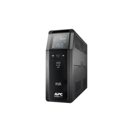 APC Back-UPS Pro BR1600SI - UPS - AC 220-240 V - 960 Watt - 1600 VA - 260 Wh - USB - output connectors: 8 - black - 0