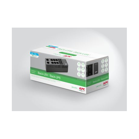 APC Back-UPS BE850G2 - UPS - AC 230 V - 520 Watt - 850 VA - output connectors: 8 - black - 7