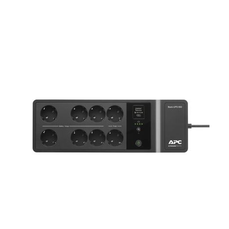 APC Back-UPS BE850G2 - UPS - AC 230 V - 520 Watt - 850 VA - output connectors: 8 - black - 11