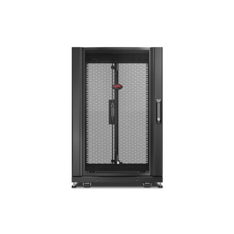 APC NetShelter SX - Rack cabinet - black - 18U - 19" - for P / N: SURT48RMXLBP - 2