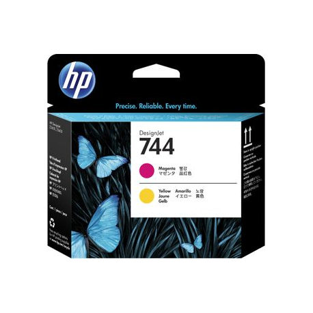 HP 744 - Yellow, magenta - printhead - for DesignJet HD Pro MFP, Z2600 PostScript, Z5600 PostScript - 1
