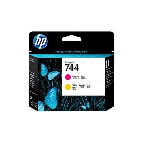 HP 744 - Yellow, magenta - printhead - for DesignJet HD Pro MFP, Z2600 PostScript, Z5600 PostScript - 2