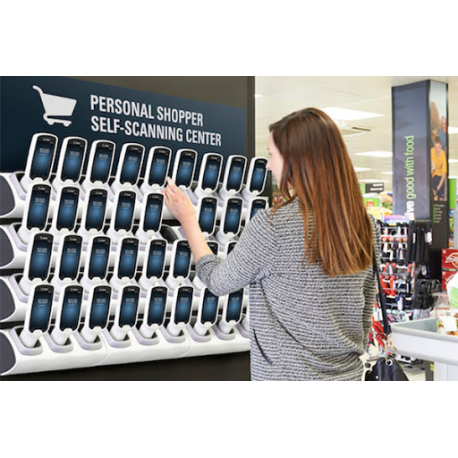 Zebra Personal Shoper Series PS20 Plus - Data collection terminal - Android 8.1 (Oreo) - 16 GB - 4" colour - front camera - barcode reader - (2D imager) - Wi-Fi 5, Bluetooth - 8