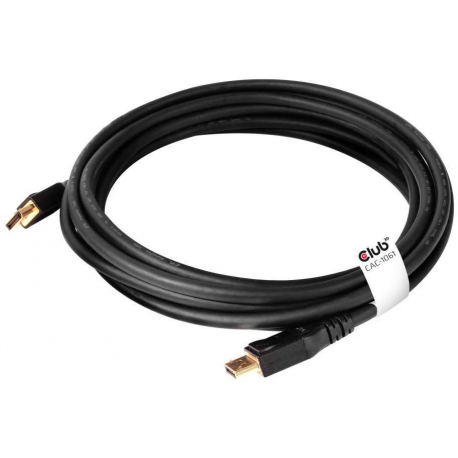 Club 3D - DisplayPort cable - DisplayPort (M) latched to DisplayPort (M) latched - DisplayPort 1.4 - 5 m - 8K support - 0