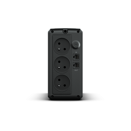 CyberPower UT Series UT850EG-FR - UPS - AC 230 V - 425 Watt - 850 VA - 1-phase - USB - output connectors: 3 - France - black - 3