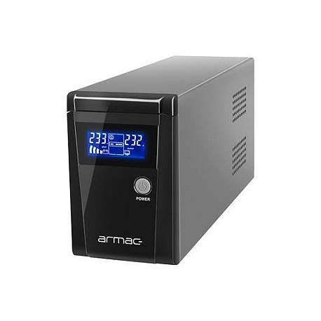 Armac Office O/650F/LCD - UPS - AC 230 V - 390 Watt - 650 VA 7 Ah 7 Ah - USB - output connectors: 2 - 7