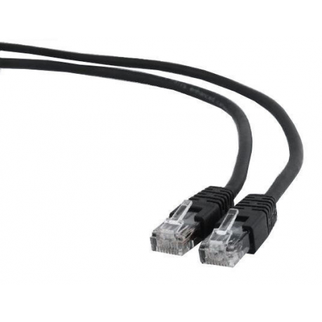 cablexpert - Patch cable - RJ-45 (M) to RJ-45 (M) - 50 cm - UTP - CAT 6 - molded, stranded - black - 3