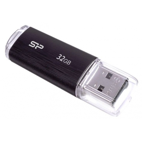 SILICON POWER Ultima U02 - USB flash drive - 32 GB - USB 2.0 - black - 3