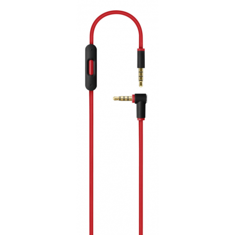 Beats Remote Talk - Headphones cable - 4-pole mini jack male angled to 4-pole mini jack male - built-in microphone - for 10.2-inch iPad; 10.5-inch iPad Air; 10.5-inch iPad Pro; 9.7-inch iPad; iPad mini 5 - 3