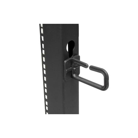 StarTech.com 12U 19" Open Frame Server Rack, 4 Post Adjustable Depth 23-41" Mobile, Free Standing Rolling Network / Computer Equipment Data Rack, Dell PowerEdge, HP ProLiant ThinkServer - Adjustable Server Rack (4POSTRACK12U) - Rack open frame - black - 12U - for P / N: CABSCREWM5B, CABSCREWSM5, CABSCREWSM5B, CABSCREWSM62, CABSCREWSM6B, CABSCRWS1224 - 6