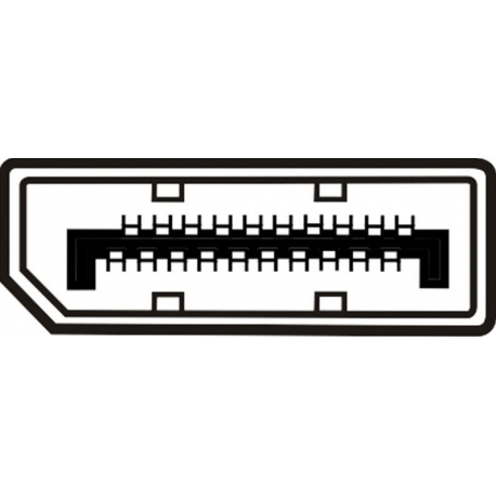 ASSMANN - DisplayPort adapter - DisplayPort (M) to HD-15 (VGA) (F) - 15 cm - molded - black - 2